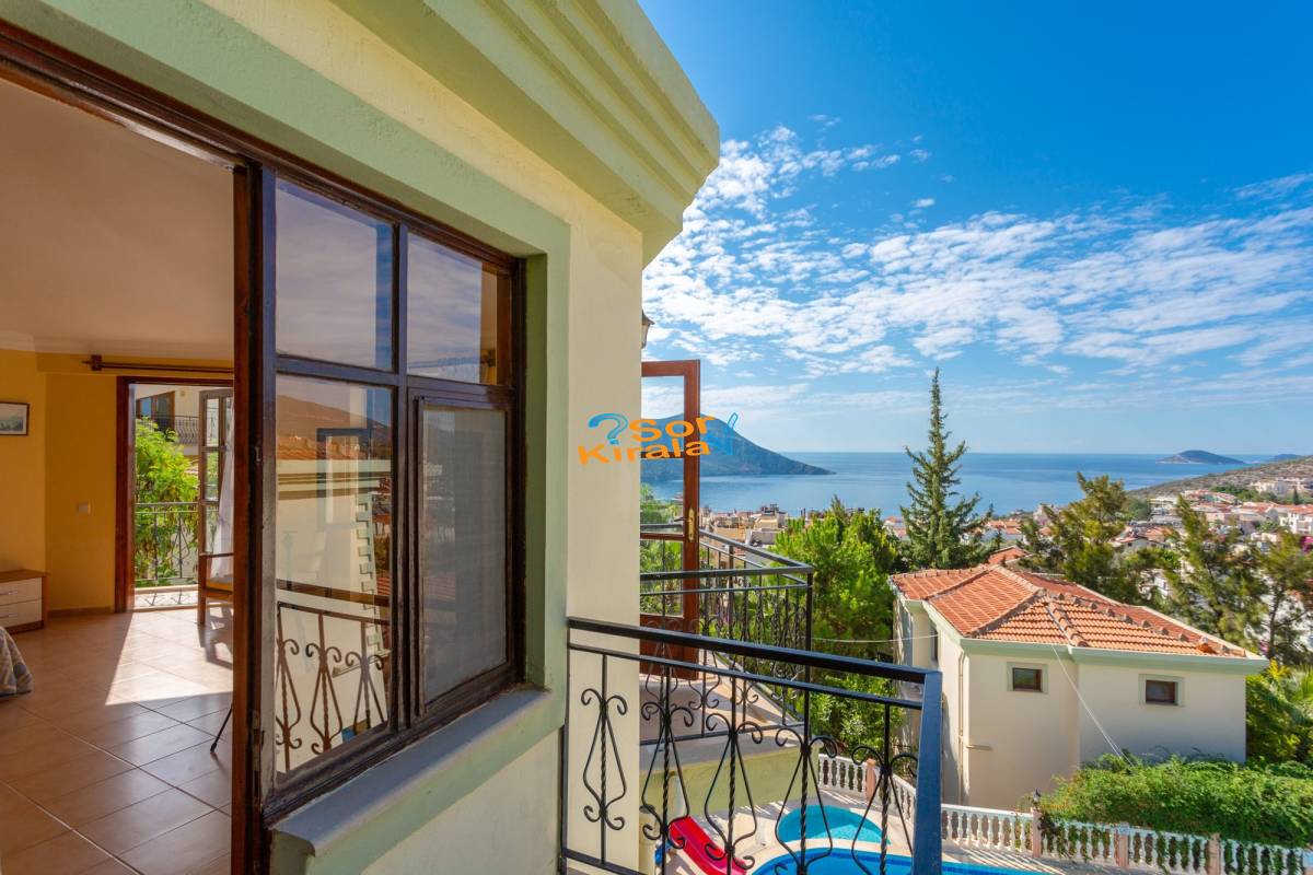 2+1 Ortak Havuzlu Villa HABESSOS Kalkan Merkez(103)