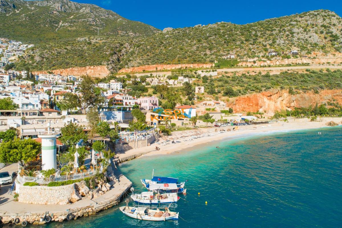 2+1 Ortak Havuzlu Villa HABESSOS Kalkan Merkez(103)