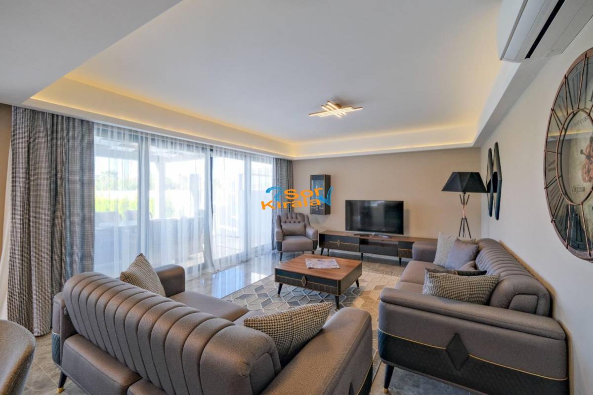 Fethiye Çalış Plajı, Kapalı Havuzlu, Sauna, Hamam, Jakuzili 4+1 Villa Royal 1